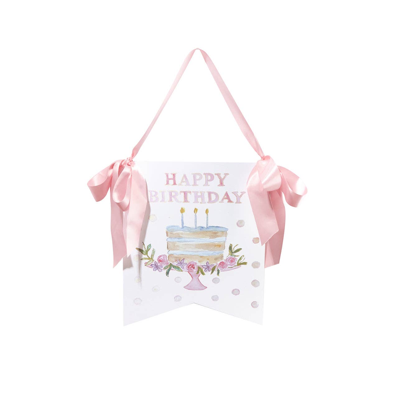 Over the Moon Gift - Wholesale Party Sign/Banner - "Happy Birthday" Cake Hanger