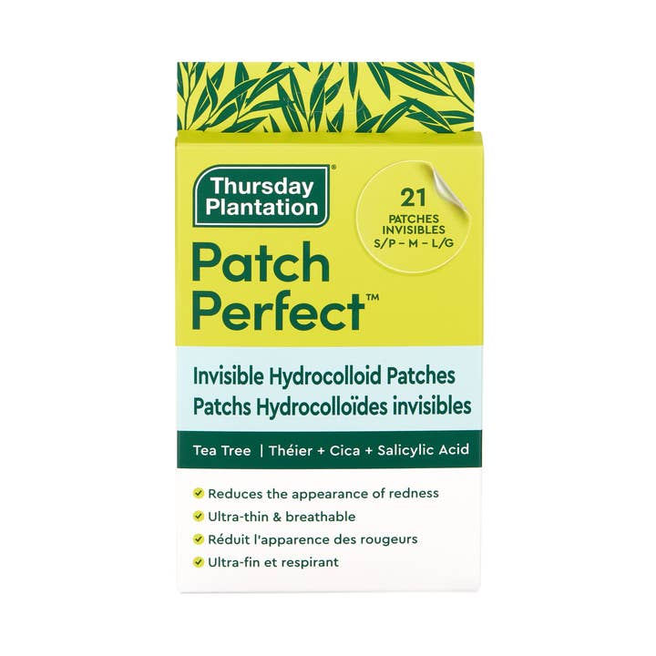 Patch Perfect Unsichtbare Hydrokolloid-Pflaster für den Großhandel von Thursday Plantation