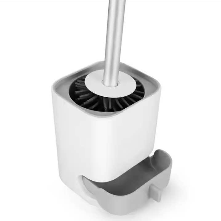 Alpha Wholesale - Wholesale Toilet Bowl Brush - Toilet Brush with Holder – Compact Toilet Bowl Cleaner with Ventilated Stand – Deep Cleaning Bristles – Sleek, Space-Saving Bathroom Accessory4