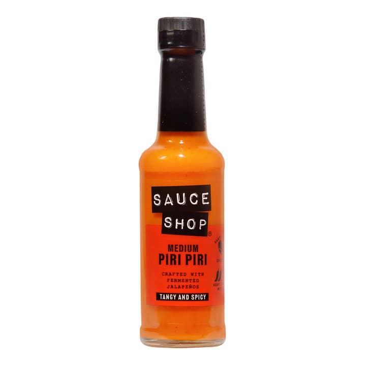 Piri Piri 155g Glasflaske - Kasse med 6 stk. for engroshandel hos Sauce Shop