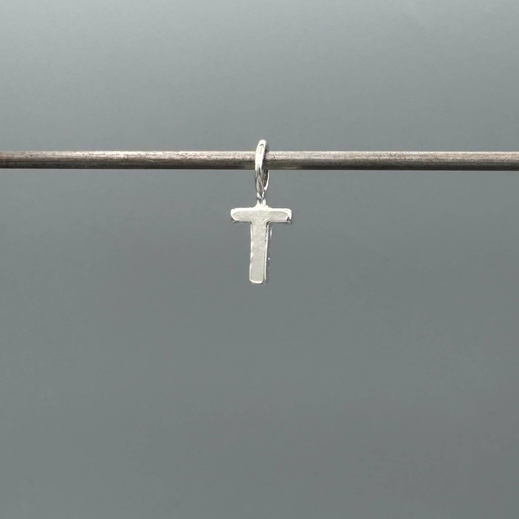 Something Silver - Wholesale Individual Charm/Pendant - Perfect Little Block Letter Initial Charm46