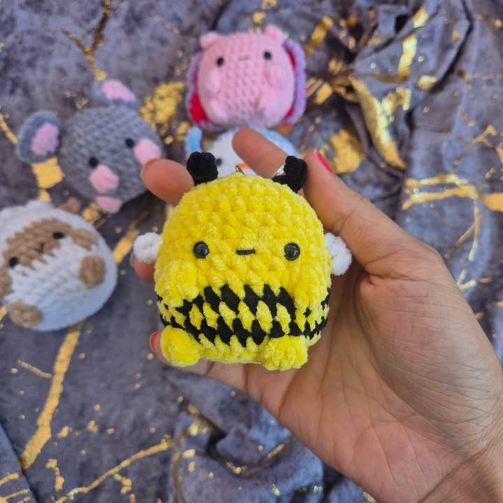 despinacrafting - Wholesale Keychain - Women's - Velvet Animal Keychains | 6–7 cm 10