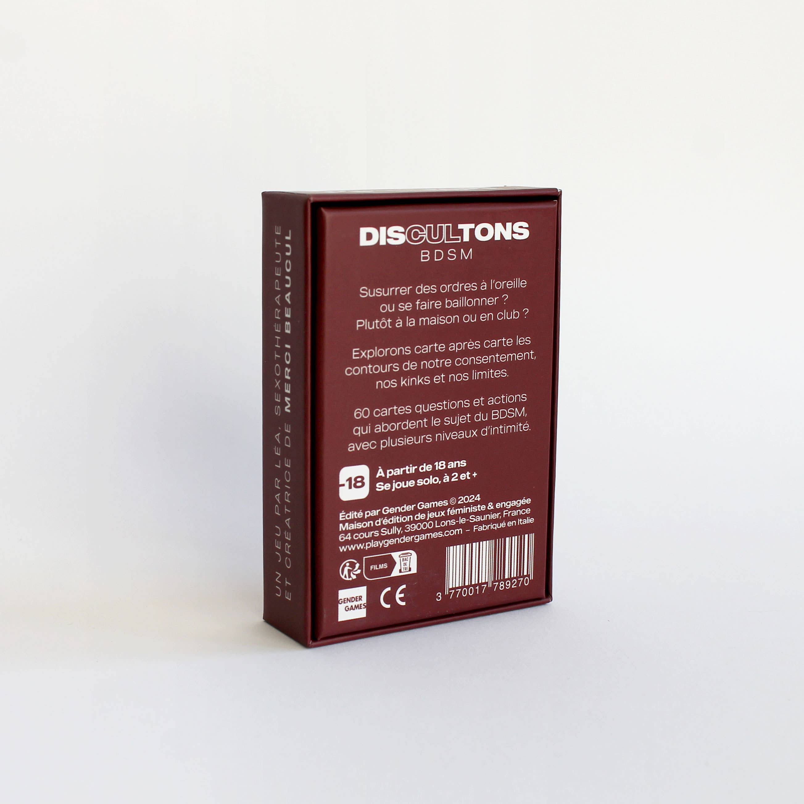Gender Games - Wholesale Card Game - Sexuality Board Game - Let's Discuss BDSM - FRENCH1