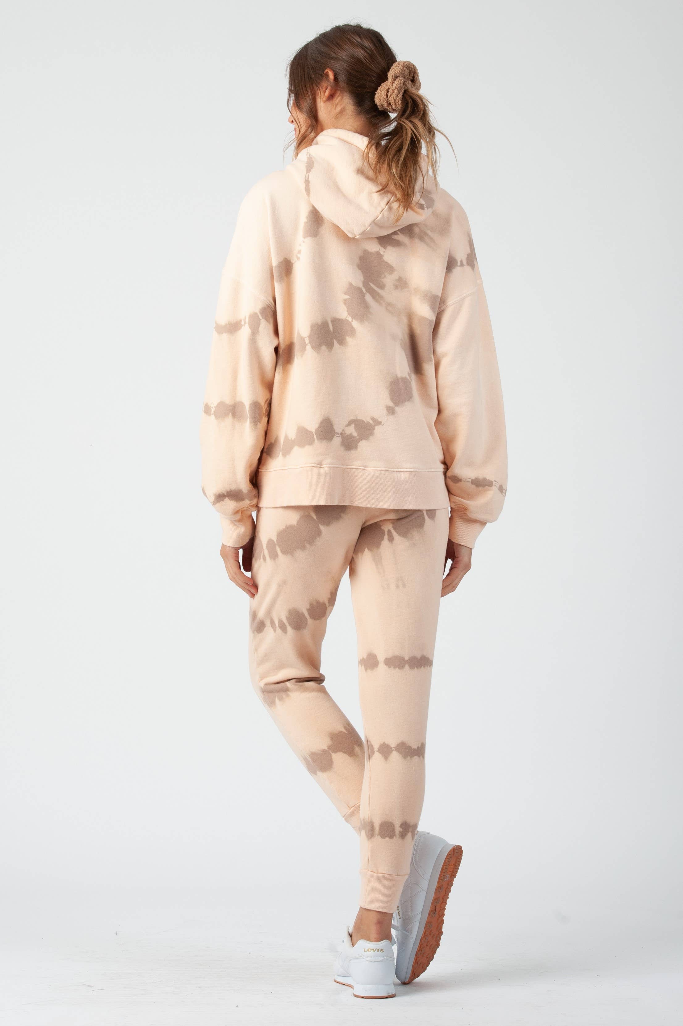 French Terry Tie Dye London Sweat Pants - Sunrise for wholesale on Faire1