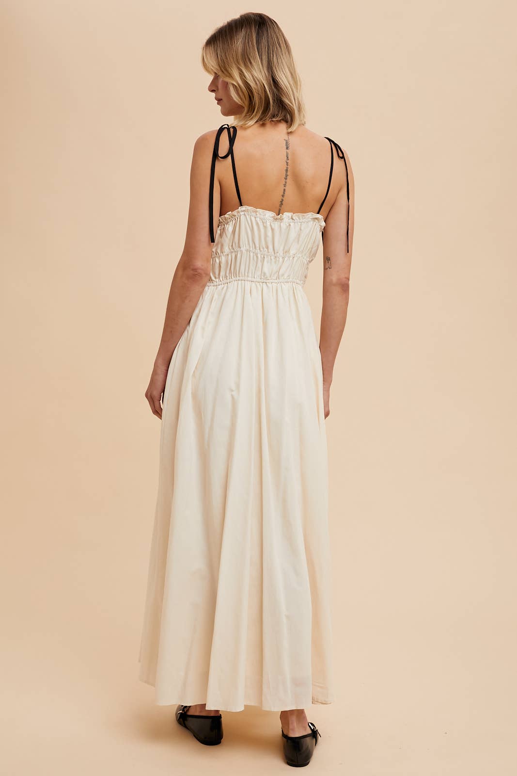 In Loom - Wholesale Dress - Women's - COTTON BLEND CONTRAST TRIM MAXI DRESS8