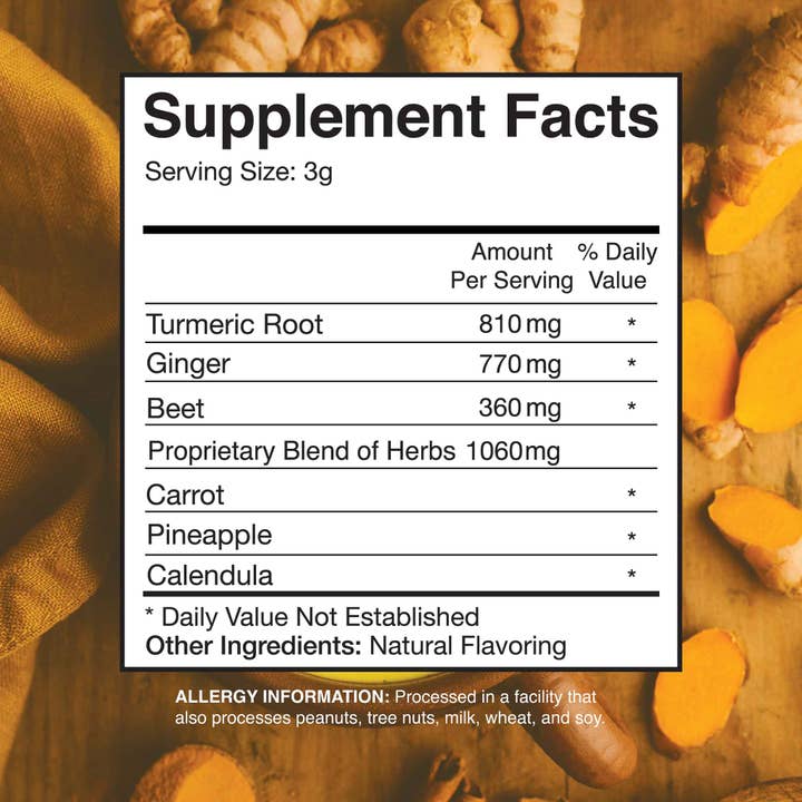 Snarky Tea - Wholesale Health/Detox Tea - Turmeric Golden Latte - Herbal Tea to Support Brain Function