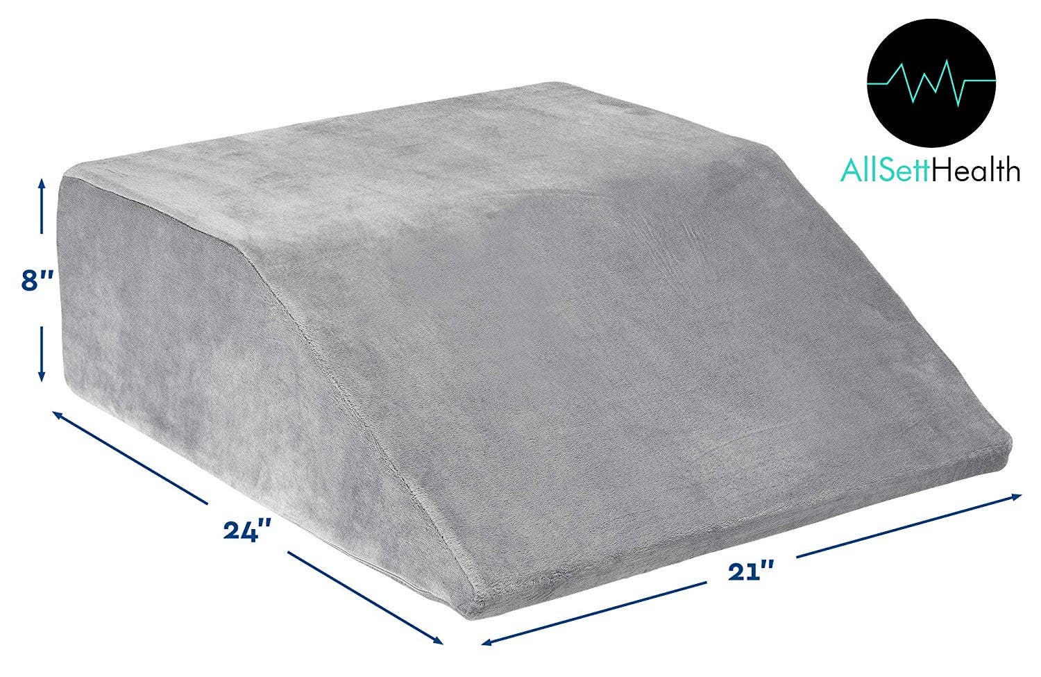 AllSett Health - Wholesale Bedding Pillow - Leg Elevation Wedge Pillow, High-Density Memory Foam6
