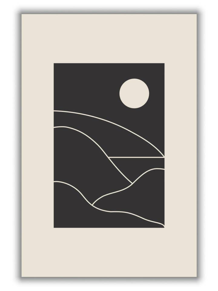 Montanhas Minimal #1 por atacado de Stanley Print House