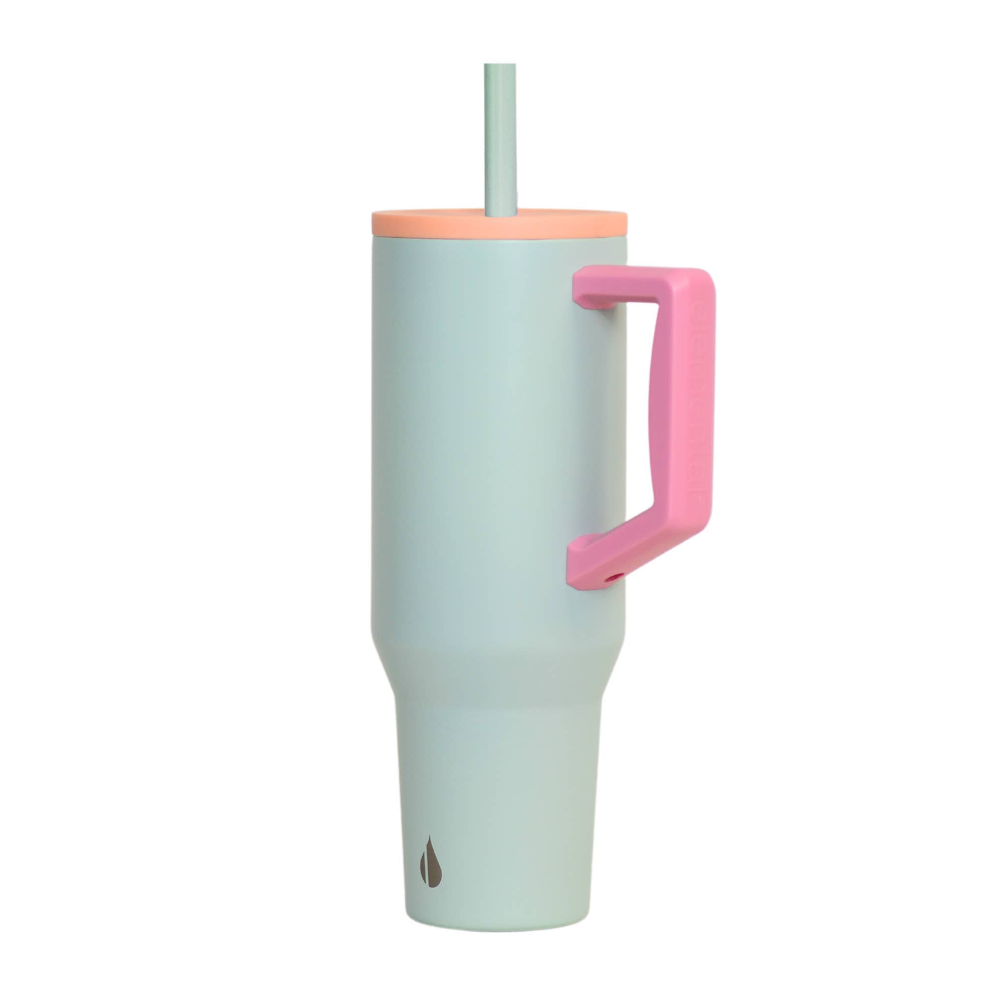 Elemental - Wholesale Insulated Mug/Tumbler - Commuter Insulated Straw Tumbler 40oz - Mint Sorbet1