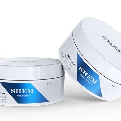 Shem Naturals Inc - Venta al por mayor Geles/espumas de peinado - Shem Hair Clay - Acabado mate - 2 oz.