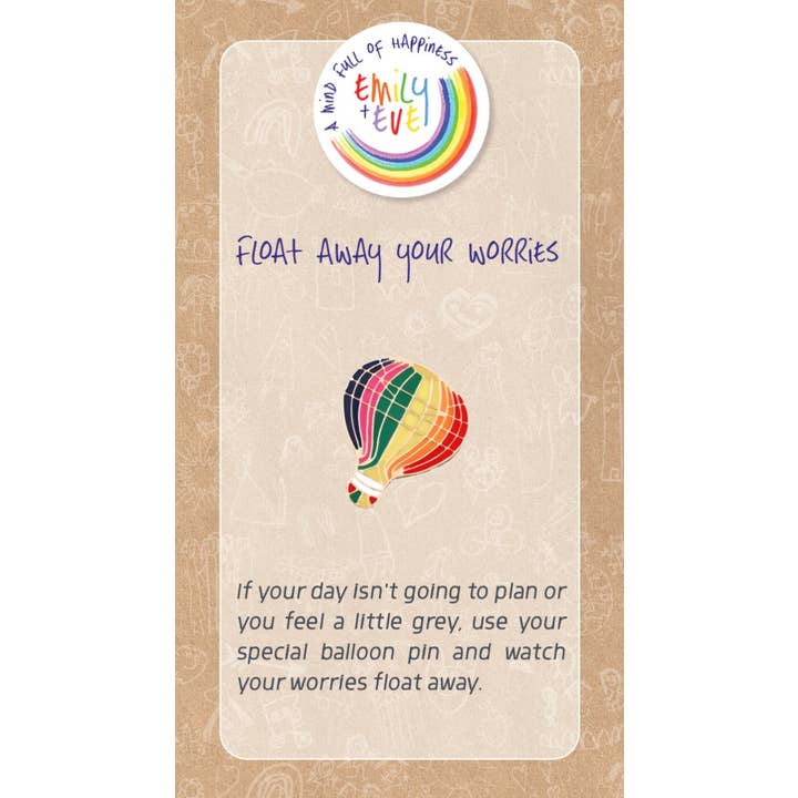 Emily and Eve – wholesale Nål och knapp för kavajslag – Nystan nål mot oro