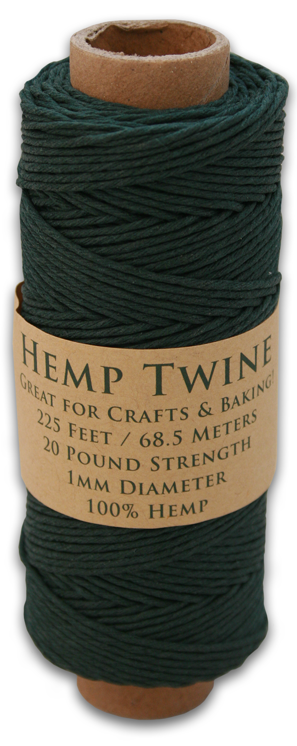Hemptopia – wholesale Snöre – Hemptopia hampasnöre 1 mm, 225 ft (68,6 m), 18 färger, 100 % naturligt1