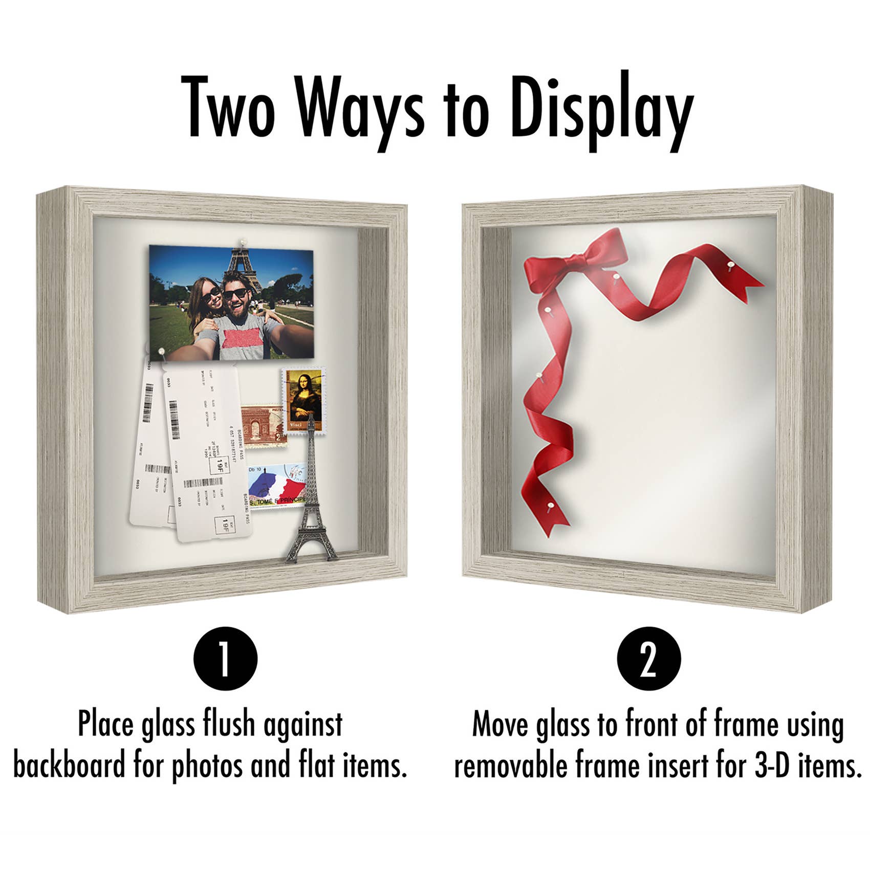 Americanflat - Wholesale Picture Frame - Americanflat Shadow Box Frame with Box Molding63