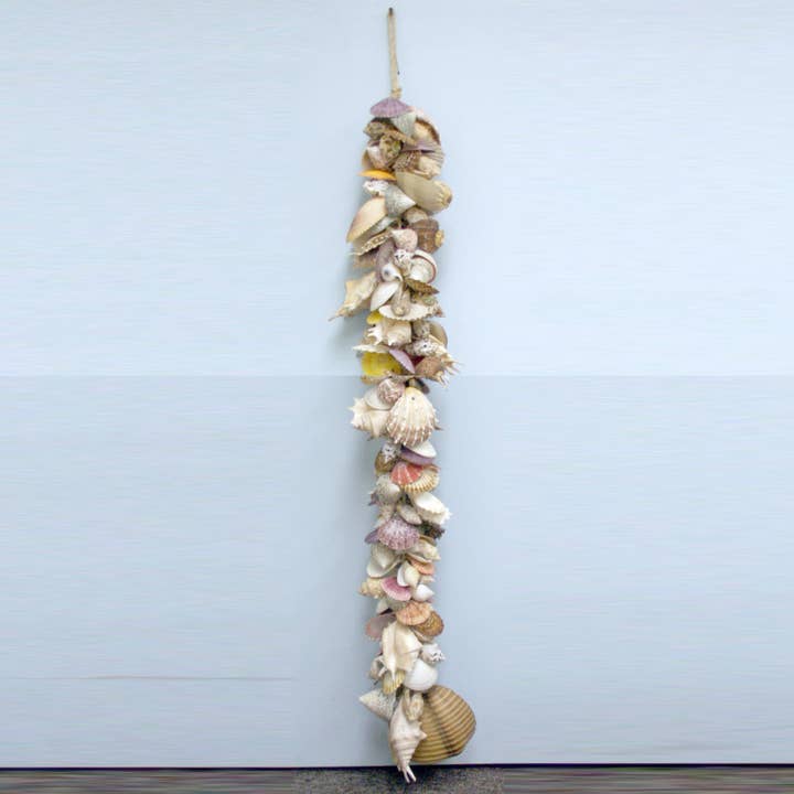 36" Assorted Shell Garland for wholesale by Modern World by Contrast Inc.