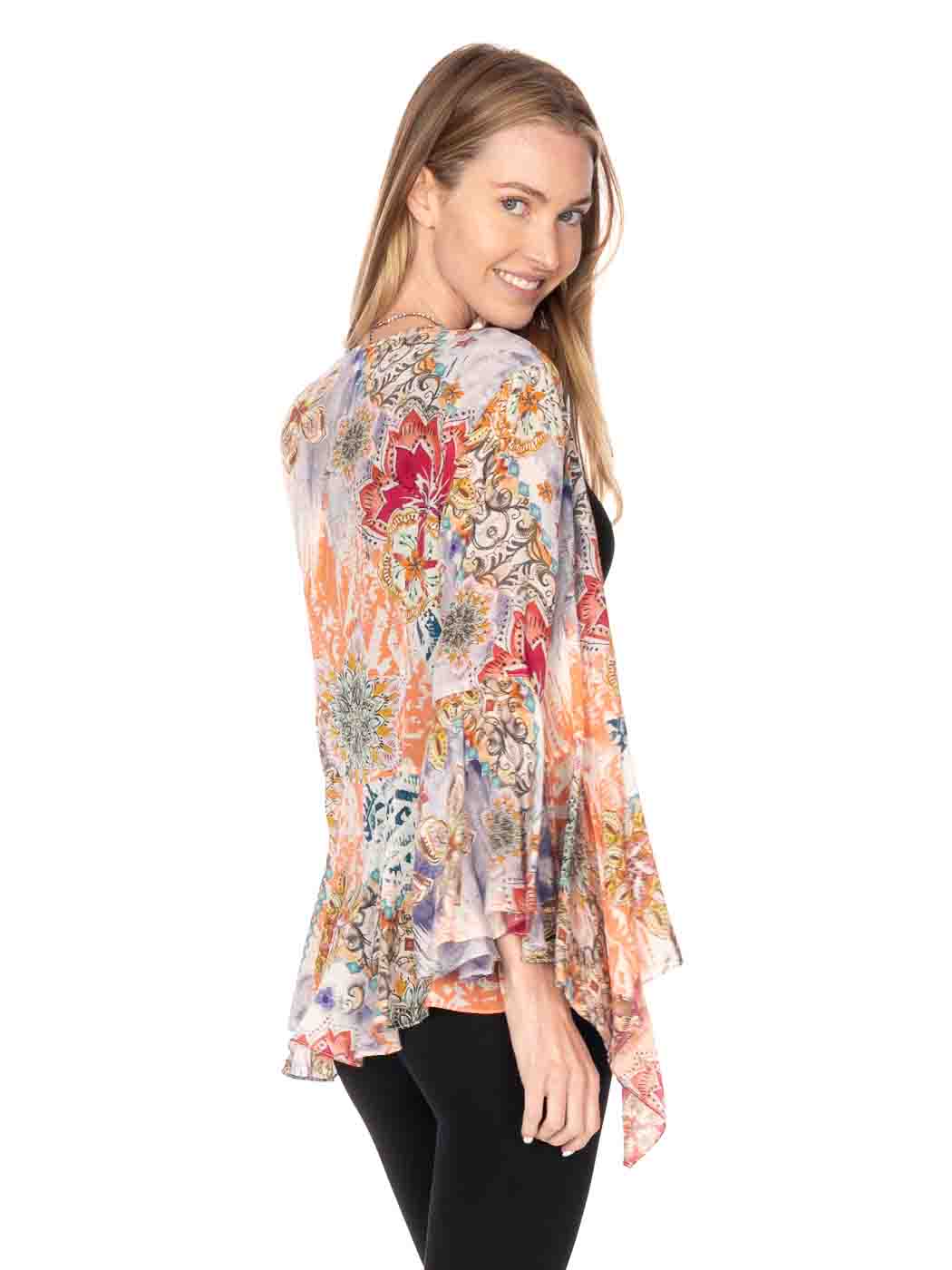 Wash Tianello "Felina"  Washable Silk  "Kai" Kimono for wholesale on Faire1