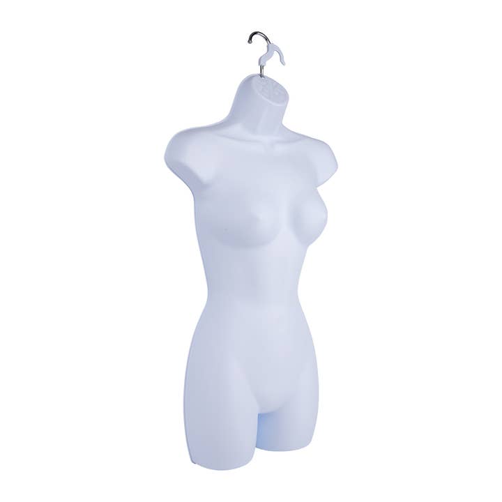 Store Supply Warehouse - Wholesale Mannequin - Female Molded Shapely Form With Hook