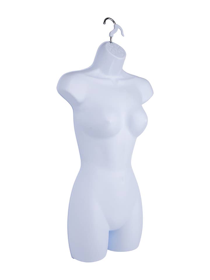 Female Molded Shapely Form With Hook for wholesale by Store Supply Warehouse