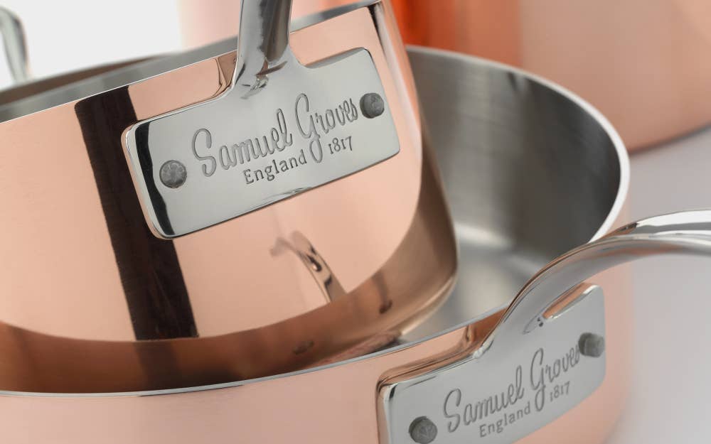 samuel groves - Wholesale Saucepan - 16cm Copper Clad Saucepan & Lid3