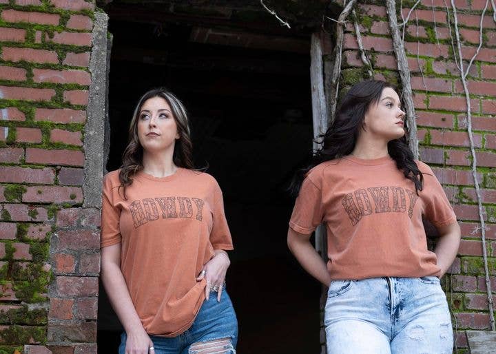 Windmill Gypsy Wholesale – Großhandel T-Shirt mit Siebdruck – Damen – Vintage-T-Shirt mit Howdy-Grafik2