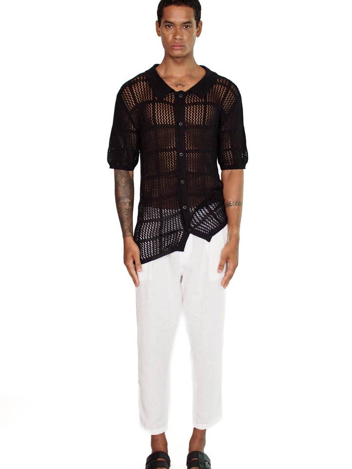 Top a maglia Salim per la vendita all'ingrosso da parte di Gingersnap Official Bali