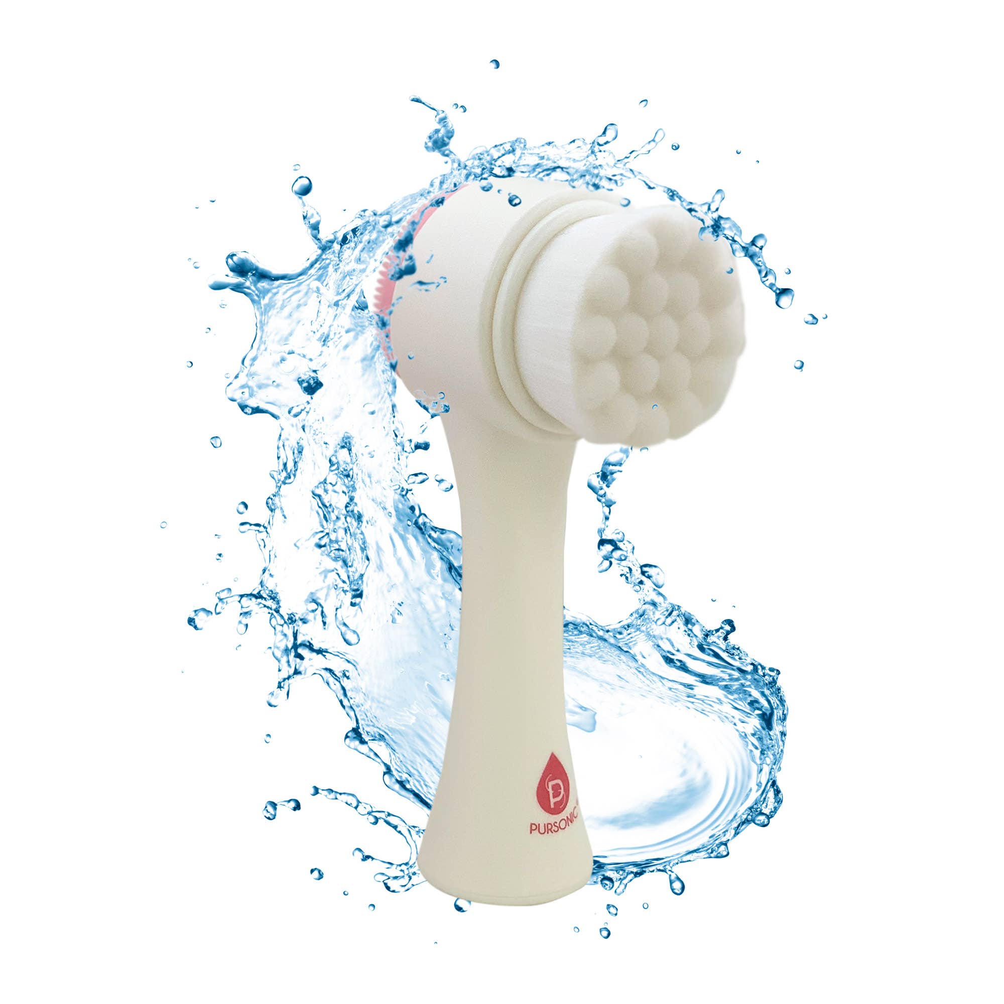 Pursonic - Wholesale Electronic Skincare Device - Pursonic  Dual Sided Facial Cleansing Brush, Pink1