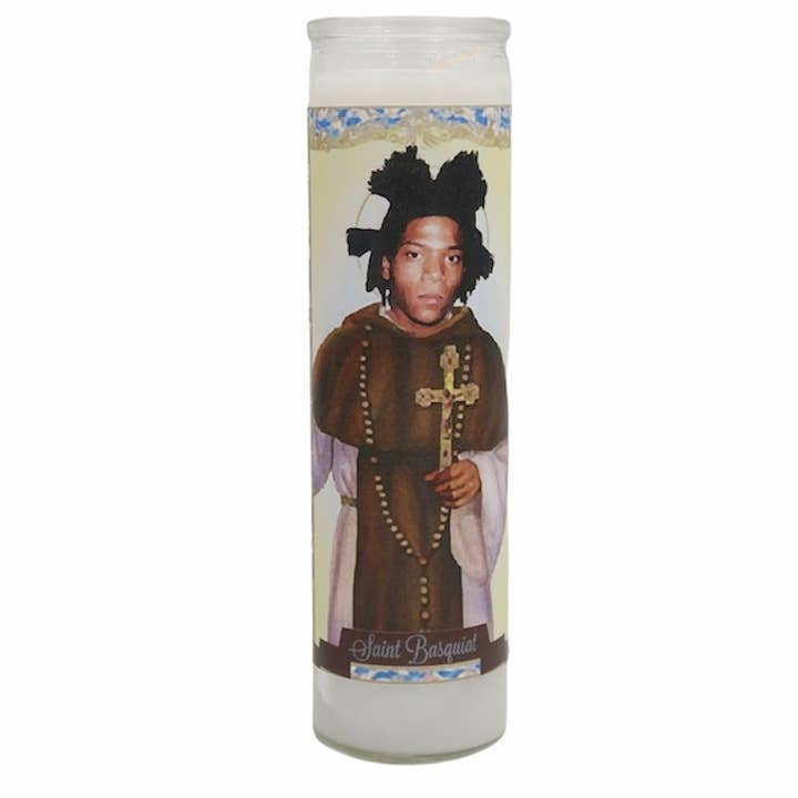 The Luminary and Co. - Wholesale Votive Candle - Basquiat Devotional Prayer Saint Candle