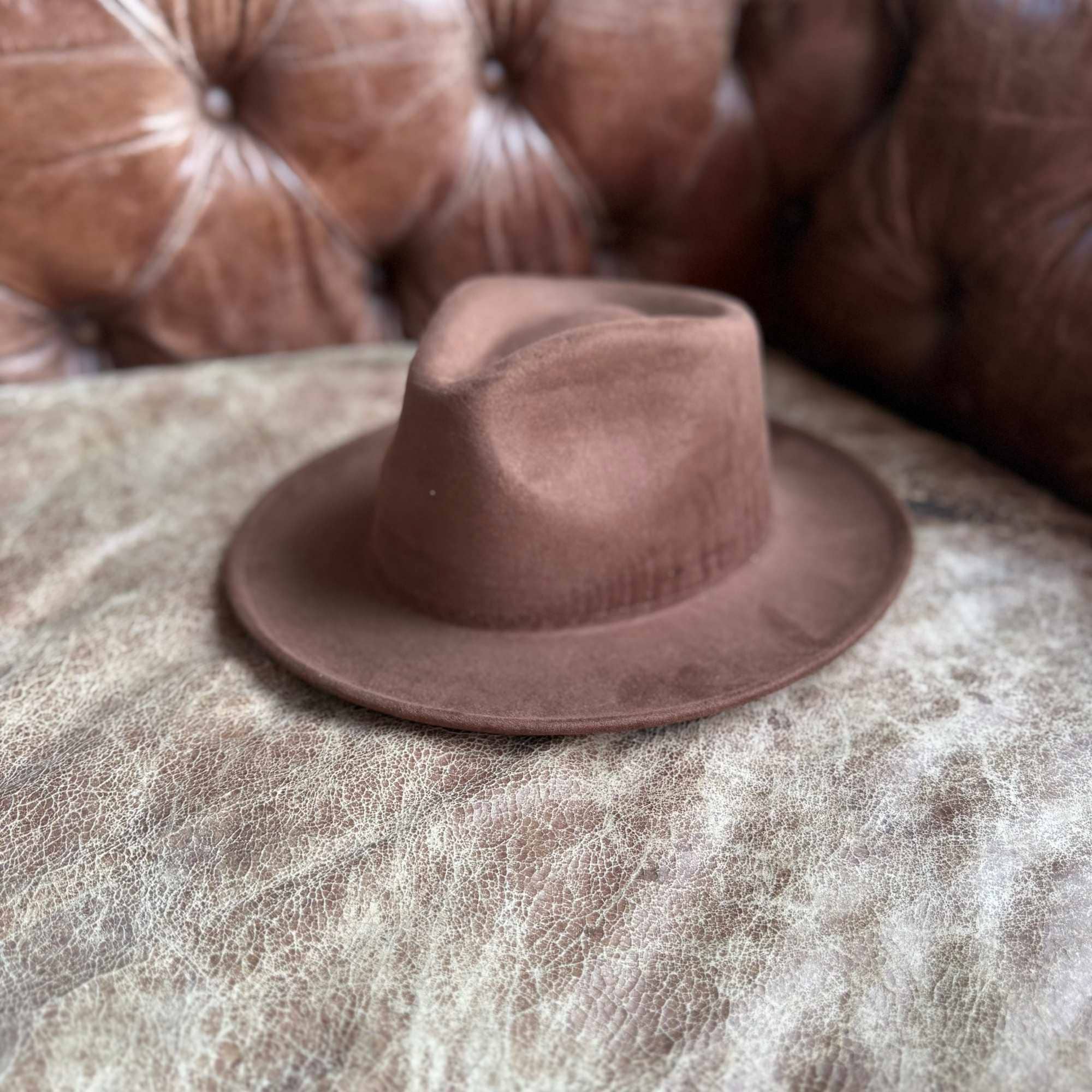 Queens INC – wholesale Fedora – Women’s – Stiff Short  Brim Rancher in  Suede Hat9