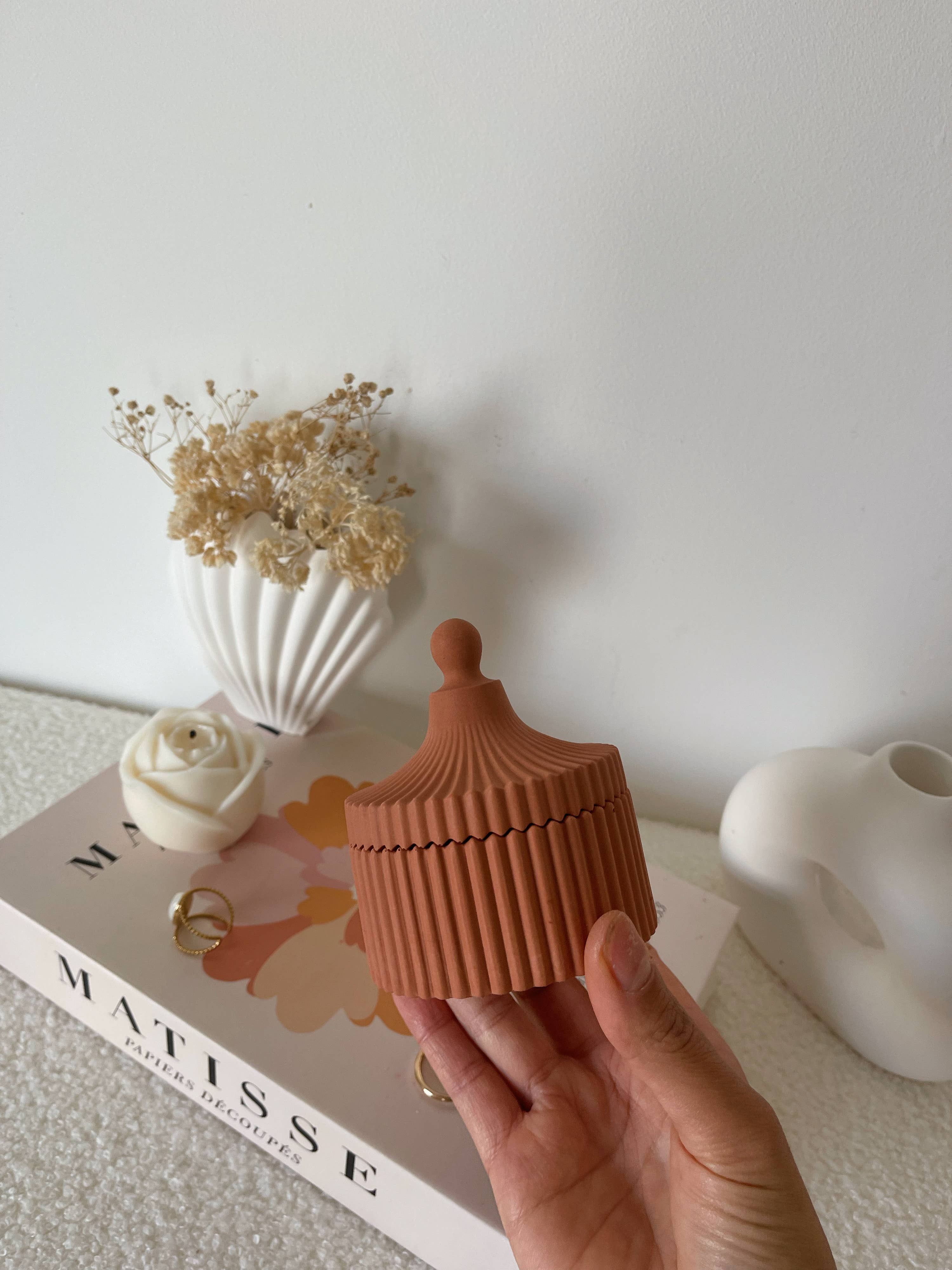 My Milky Candle - Wholesale Decorative Jar - Amelia colors to choose from3