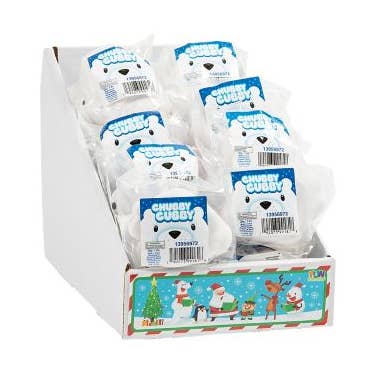 PDQ CHUBBY POLAR BEAR RELAXABLE for wholesale by Fun Express