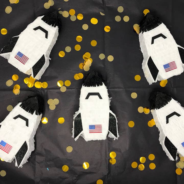 My Soiree Designs - Wholesale Party Favor - Cosmic Party Piñata with Solar System and Rocket Theme3