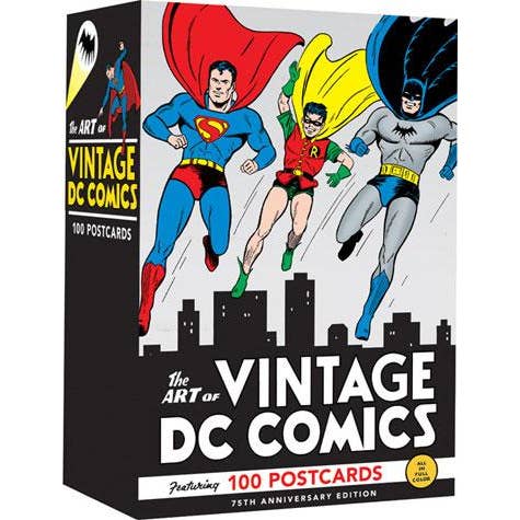Chronicle Books - Wholesale Postcard Set - The Art of Vintage DC Comics
