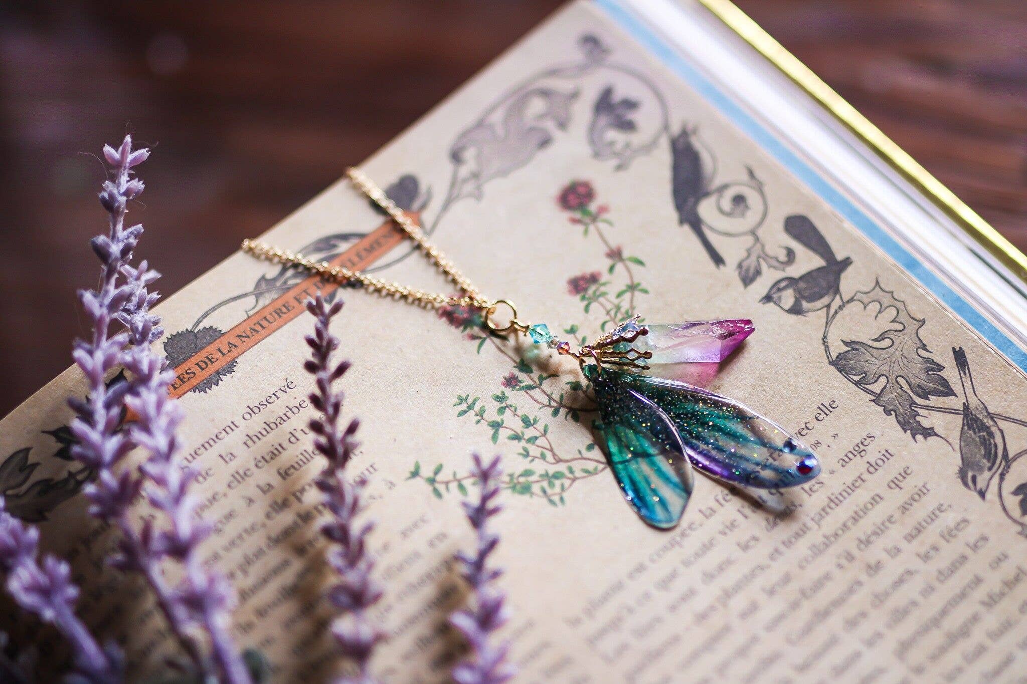 Faërie – wholesale Pendant/charm necklace – Fog shower0