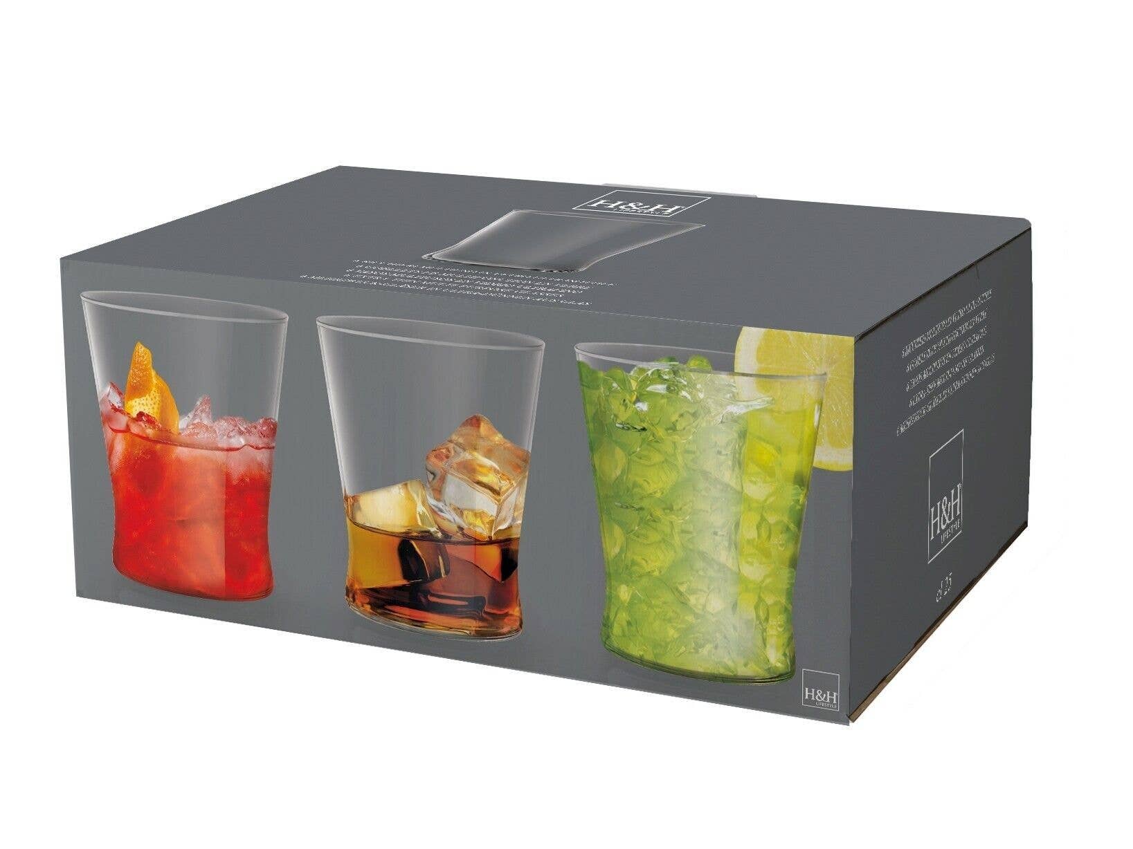 H&H – Copo de vinho por atacado – Copo de Vinho Cónico em Vidro Cl 251