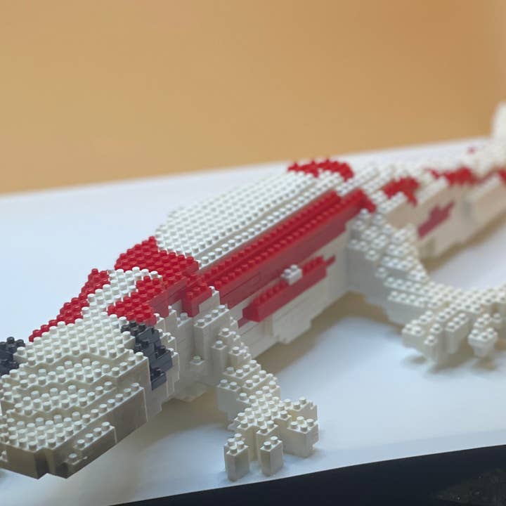 Modèle Gecko Micro-Block créé par Lilly White pour la vente par Inspired Passion Productions,LLC