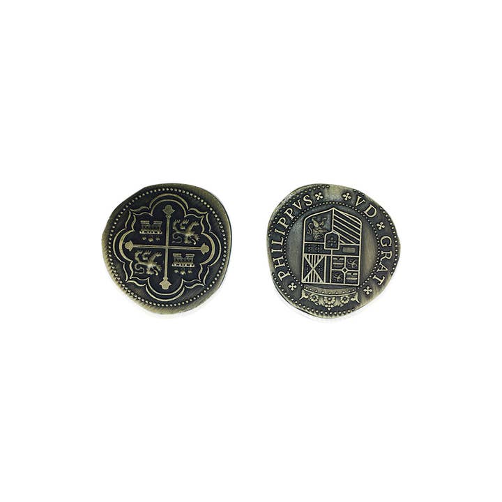 Norse Foundry - Wholesale Keepsake Coin/Token - Adventure Coins – Pirate Doubloon Metal Coins Variety Pack Set of 10 Historical