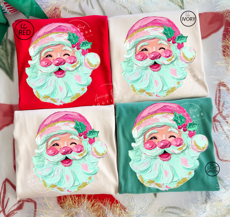 Trendy Chic Apparel LLC - Wholesale T-Shirt (Graphic) - Women's - Faux Paint Santa Sweatshirts & T-Shirts  5