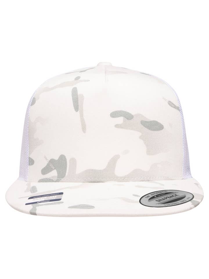 Yupoong 6006MC - Classics Adult 5-Panel Multicam Trucker Cap for wholesale by Total Apparel