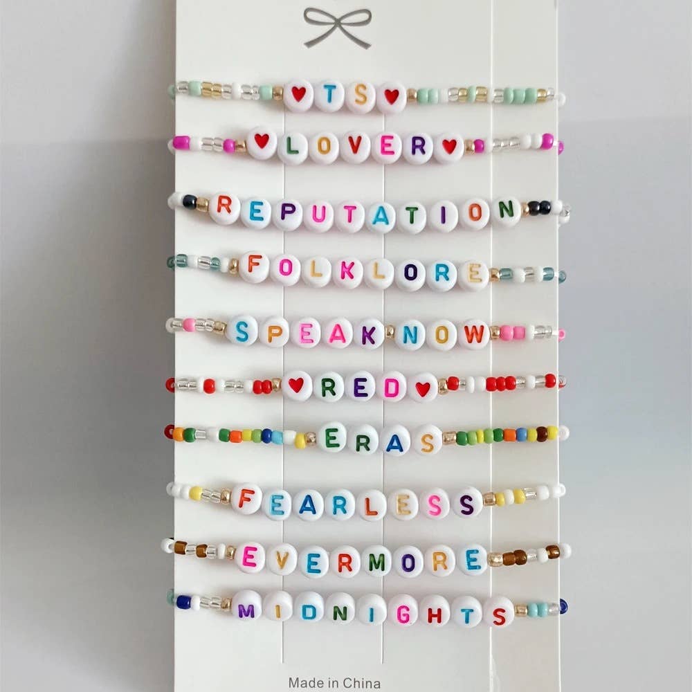 Little Trendy - Wholesale Jewelry Set - Taylor Swift Declaration of Love Seed Bead Bracelet Set0