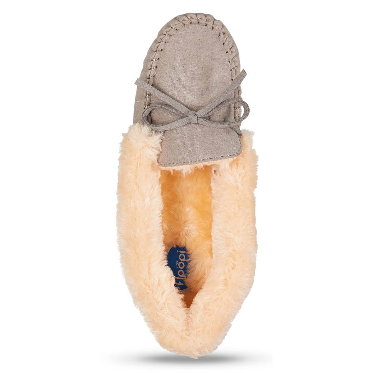 Floopi – Großhandel Hausschuhe – Damen – Damen-Hausschuhe Melani Mokassin aus Kunstwildleder3