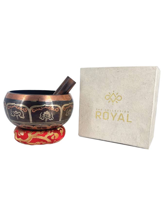 The Collection Royal / Royal Handicrafts - Wholesale Meditation Supplies - Tibetan Singing Bowl Set Sound Bowl Meditation Bowl With Box4