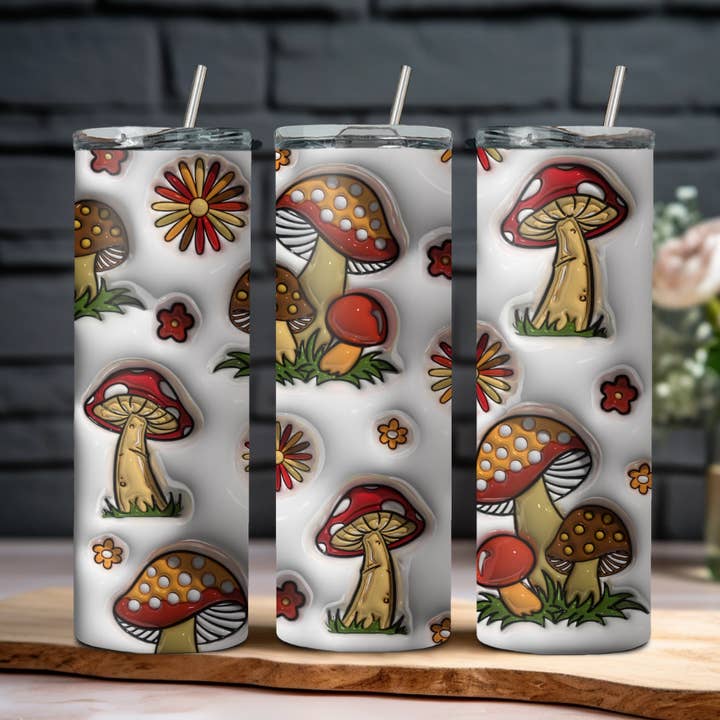 Copo 3D em Forma de Cogumelo por atacado de Wicked Flower Creations