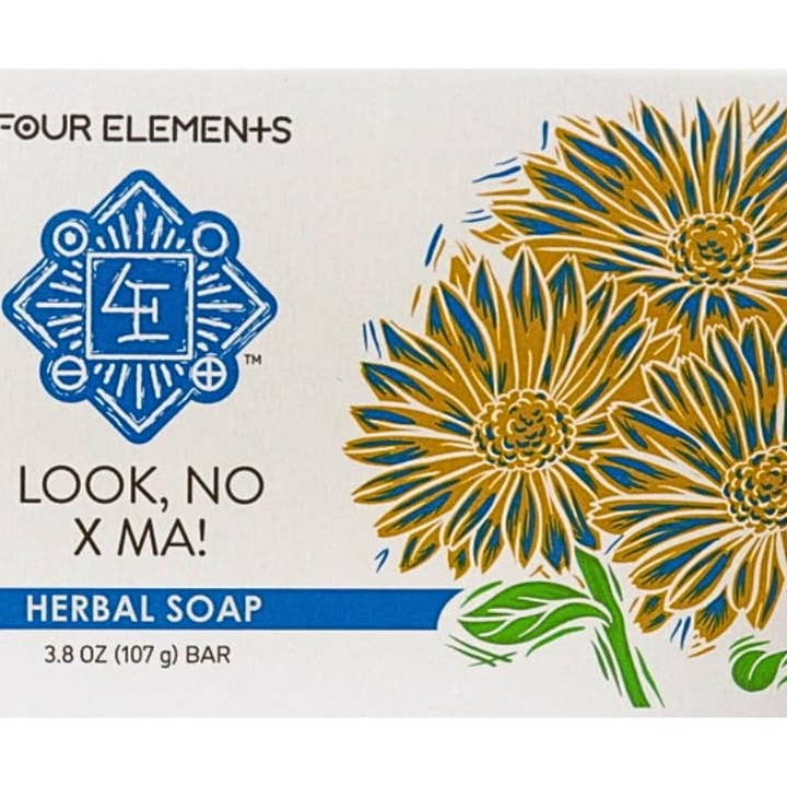 Four Elements Organic Herbals - Wholesale Bar Soap - Look, No X Ma! Soap - 3.8 oz1