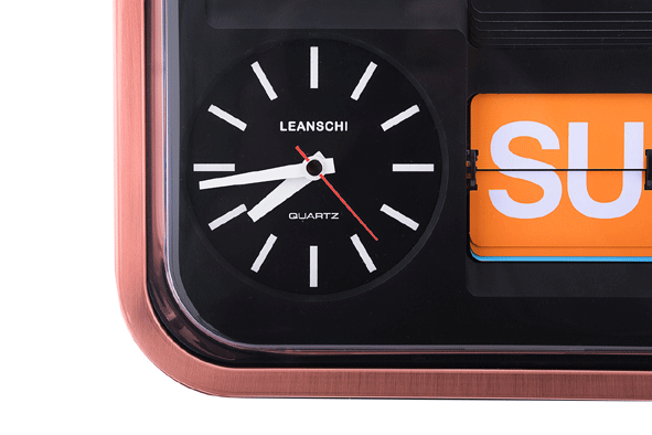 LEANSCHI – wholesale Wall clock – WALL CLOCK & YEAR CALENDAR with digital display (ENG)2