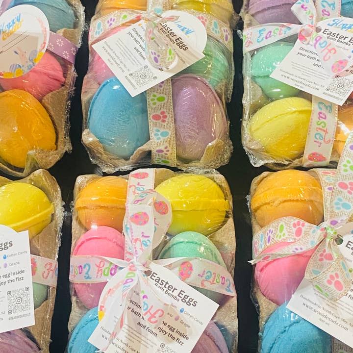 Seaside Sudz, LLC - Wholesale Bath Bomb/Fizz - Easter Egg Bath Bomb Set, Bath Bombs, Gifts, Bath Fizz