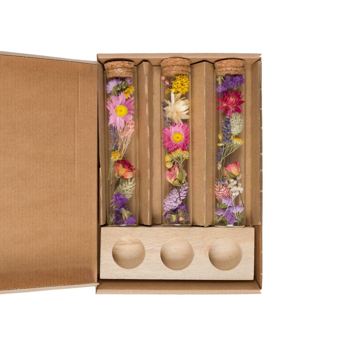 Wildflowers by Floriette - Wholesale Dried/Pressed Flowers - Giftbox - Dried Flowers - Message in a Box - Large1