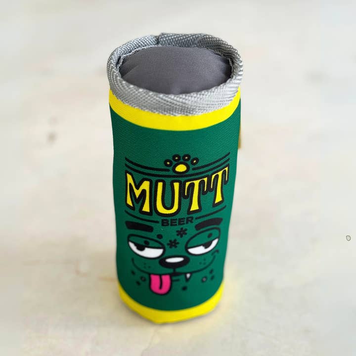 WufWuf Mutt Beer, Squeaky Plush Dog Toy for wholesale by WufWuf