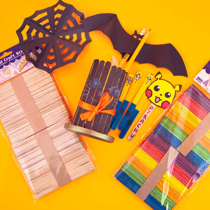 BAZIC Products - Wholesale Craft Supplies - Colored Craft Stick (100/Pack)3