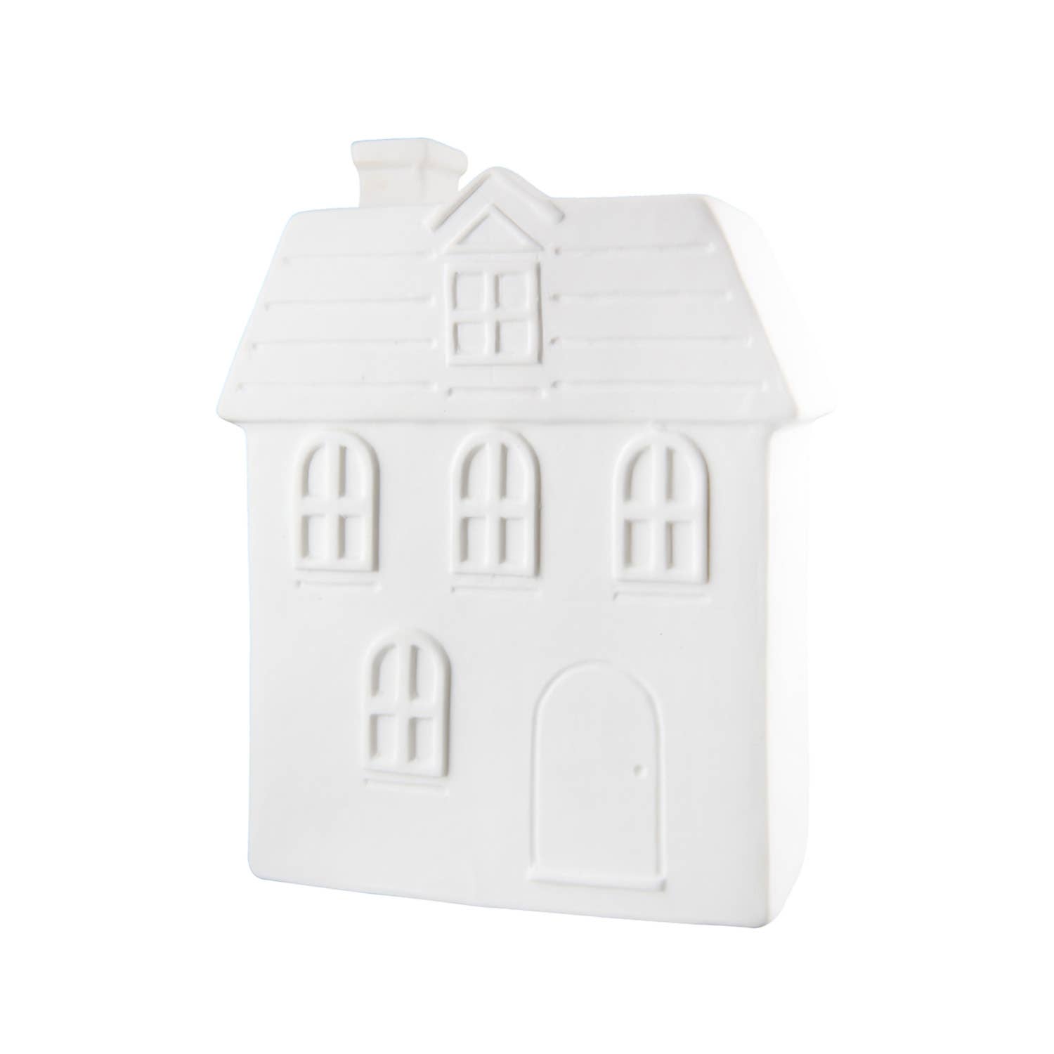 white Decorative object (LED) house Rotterdam, H.17 cm for wholesale on Faire0