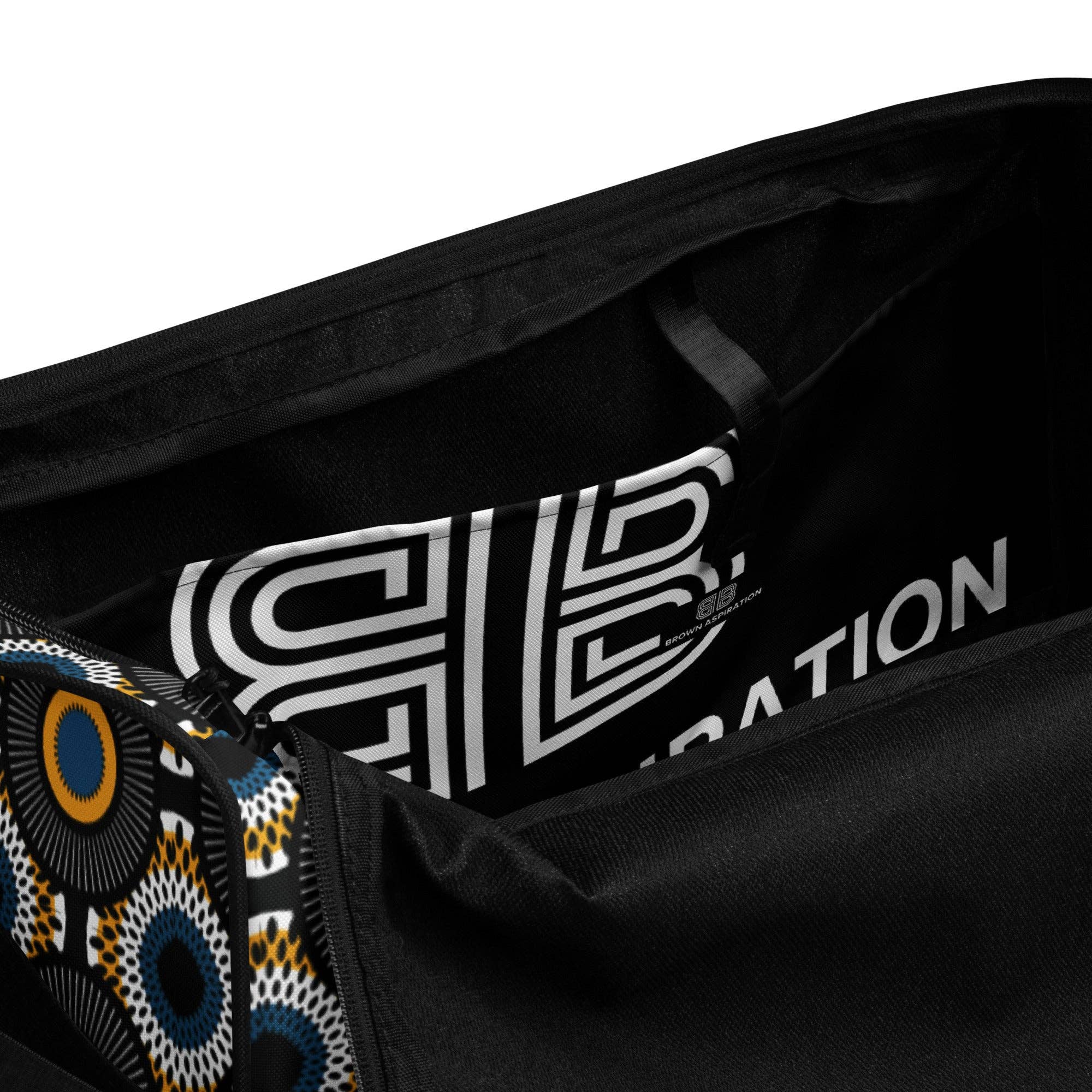 Brown Aspiration - Wholesale Weekender Bag - Women's - Ankara Wax Duffle bag8