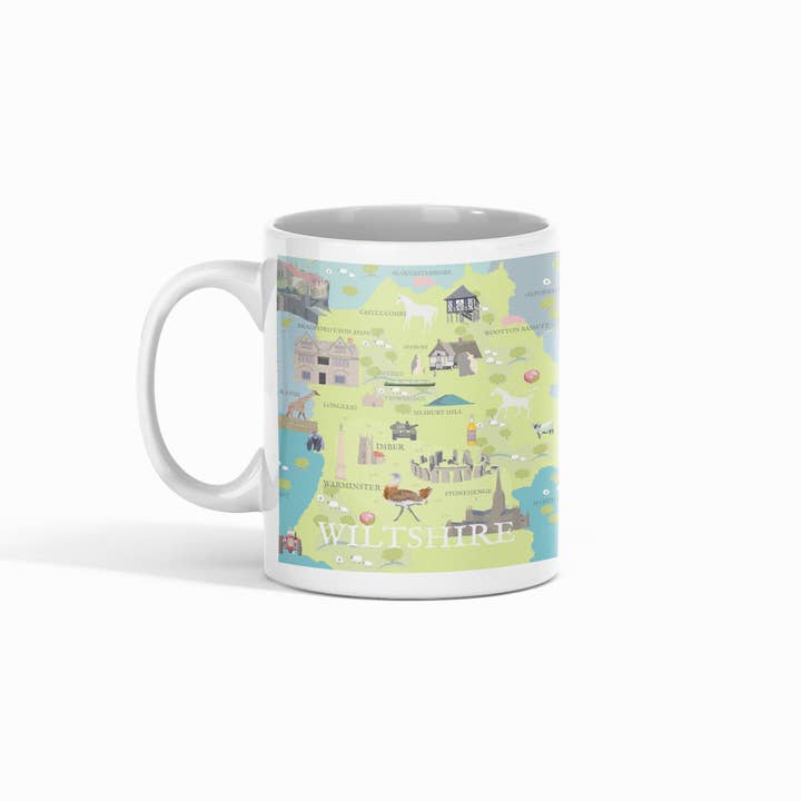 Betty Boyns Designs – wholesale Coffee mug – ILLUSTRATED MAP MUGS54